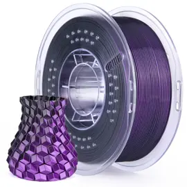 Filamento  Silk Pla 1.75Mm1Kg Negro...