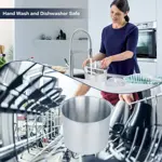 Máquina para hacer helados Homtone 2.1 L con compresor y temporizador LCD