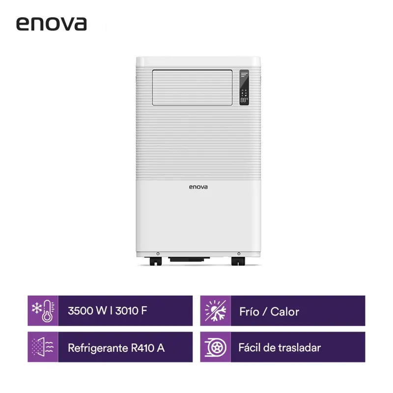 Aire Acondicionado enova portátil 3516W Frío/Calor Blanco