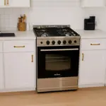 Cocina Multigas 5848 S 56Cm 4 Hornallas Inox FLORENCIA 