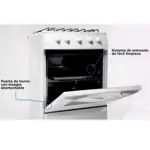 cocina candor blanca 50cm gas natural escorial