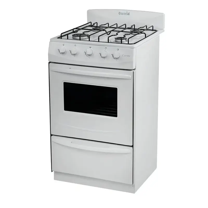 cocina candor blanca 50cm gas natural escorial