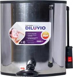 Calefón 20L Max  1200W, Acero Inoxi...