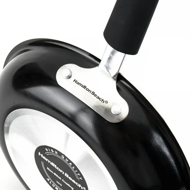 Bateria de Cocina Hamilton Beach Aluminio 10 Piezas Negro SOU24HB NS