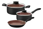 Set De Ollas Batería De Cocina Tramontina Linz Starflon 3pz