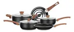 Batería Cocina 5 Piezas Mta Revestimiento Ceramico