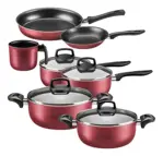 Batería De Cocina 7 Piezas Safira Mta Antiadherente Aluminio
