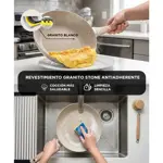 Batería de Cocina Set de Ollas Cuk By Gadnic 9 Piezas Granito Stone Antiadherente 