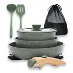 Set Ollas Sartenes Desmontables DishDelight 10 Piezas