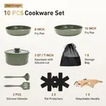 Set Ollas Sartenes Desmontables DishDelight 10 Piezas