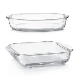 Set X 2 Fuentes De Vidrio Para Horn...