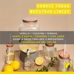 Cacerola Fuente Asadera Vidrio Templado Con Tapa 0.95L - Pyr O Rey