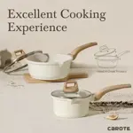 Juego de sartenes CAROTE de 1,4 l y 2,3 l con tapa antiadherente