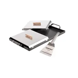 Plancheta De 2 Hornallas + Espátula + Tapa  