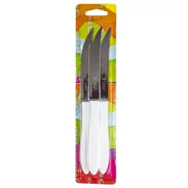 Blister X3 Cuchillos 21Cm Acero Ino...