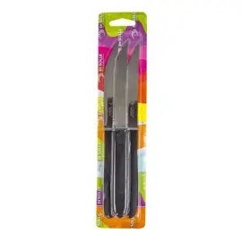 Blister X3 Cuchillos 21Cm Acero Ino...