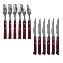 Set X 12 Cubiertos Madera Premium S...