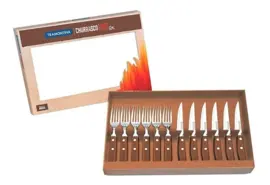 Cubiertos Asado  12 Piezas Caja Cuc...