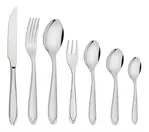 Juego De Cubiertos 42 Piezas Tramontina Laguna Acero Inox