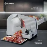 Cortadora de Fiambre Doméstica Suono Metálica Disco de 190mm
