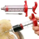 JERINGA GASTRONOMICA AGUJA ACERO IN ADOBAR CARNE POLLO CERDO