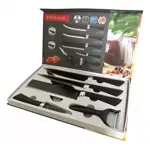 SET JUEGO CUCHILLOS COCINA 6 PZ ACERO CERÁMICA PROFESIONAL