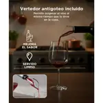 Set para Vino Gadnic V8094 Sacacorchos Automático Vertedor Cortador