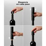 Set para Vino Gadnic V8094 Sacacorchos Automático Vertedor Cortador