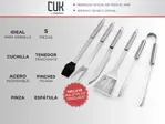 Kit Para Parrilla 5 Piezas Acero inoxidable