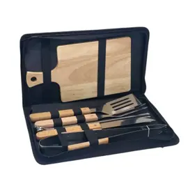 Set Asado  6 Piezas Tela