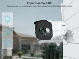 Camara Ip Exterior 3Mp Hd  Audio De...