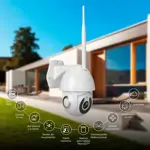 Camara IP Nexxt NHC-O612 360G Wifi Exterior Sin Cargador