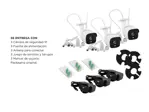 Kit Camaras de Seguridad Gadnic IP Wifi Exterior x3