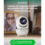Cámara de Seguridad Gadnic SX9 IP Motorizada WiFi P2P Full Hd Visión Nocturna