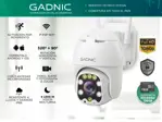 Camara De Seguridad Gadnic DM300W IP WIFI Para Exteriores 1080P Visión Nocturna