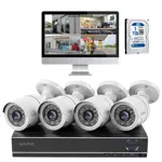 Cámaras de Seguridad x4 + DVR 8CH Gadnic SX14 Interior / Exterior IP CCTV Visión Nocturna 1Tb