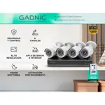 Cámaras de Seguridad x4 + DVR 8CH Gadnic SX14 Interior / Exterior IP CCTV Visión Nocturna 1Tb