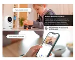 Kit x3 de Cámaras De Seguridad Srihome 1080p Audio Bidireccional