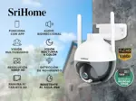 Kit x3 de Cámaras  de Seguridad IP SriHome SH045 2MP Wifi-LAN Vision Nocturna