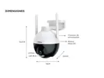 Kit x3 de Cámaras  de Seguridad IP SriHome SH045 2MP Wifi-LAN Vision Nocturna