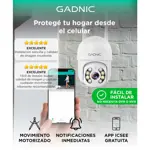 Camara de Seguridad Wifi IP Gadnic DM200W Full HD Motorizada