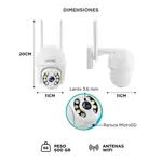 Camara de Seguridad Wifi IP Gadnic DM200W Full HD Motorizada