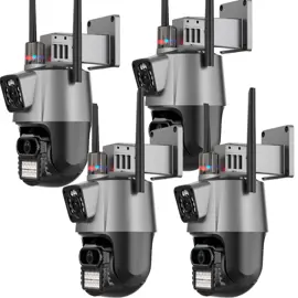 Kit De 4 Cámaras De Seguridad Dual ...