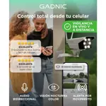 Camara De Seguridad Gadnic CM200W IP WIFI Exteriores HD 1080P