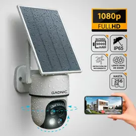 Cámara De Seguridad Solar Lente Du...