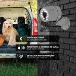 Kit 8 Camaras de seguridad IP Vision Noc + 1Tb