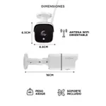 Cámara de Seguridad Gadnic SX37 Bullet Interior / Exterior IP WiFi Full HD Visión Nocturna
