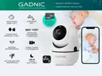 Baby Call Cámara De Seguridad Gadnic SX9 IP Motorizada WiFi P2P Full Hd Visión Nocturna