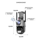 Cámara De Seguridad Dual Gadnic P1-QQ4 Seguimiento Sirena Resolución HD Visión Nocturna App Móvil