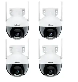 Kit X4 De Cámaras De Seguridad Ip ...